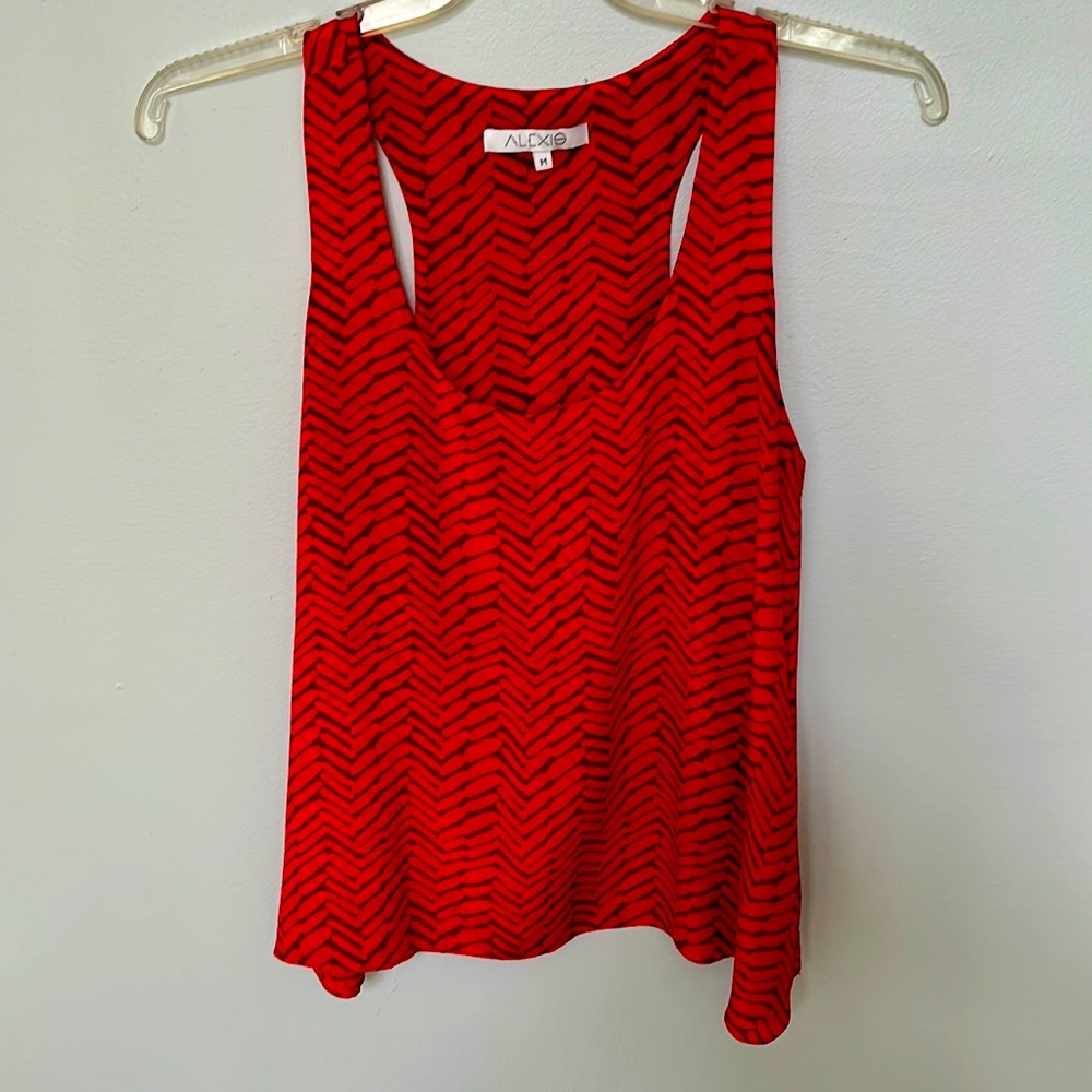 Alexis silk racerback tank